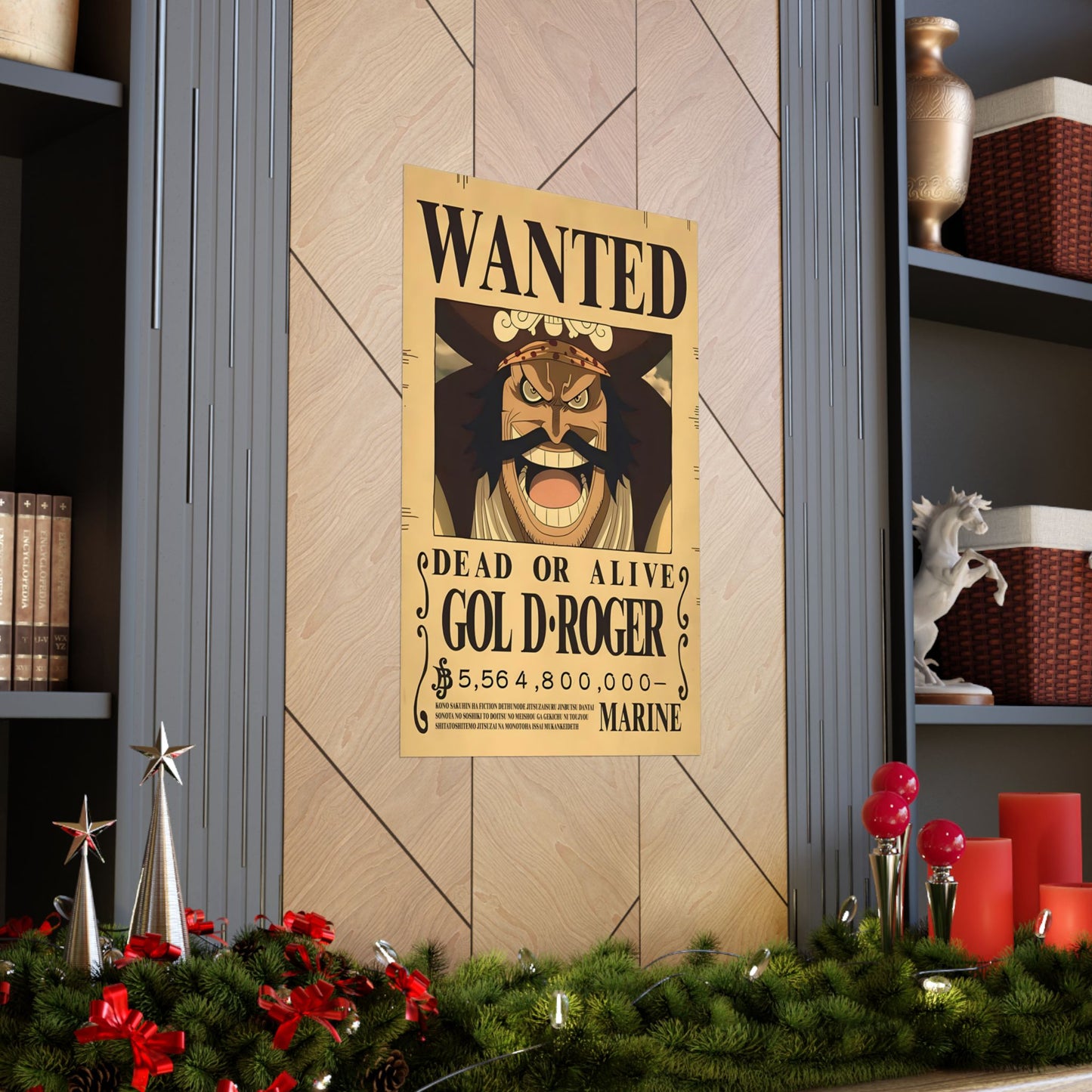 One Piece Gol D. Roger Wanted Poster - Premium Matte Art Print