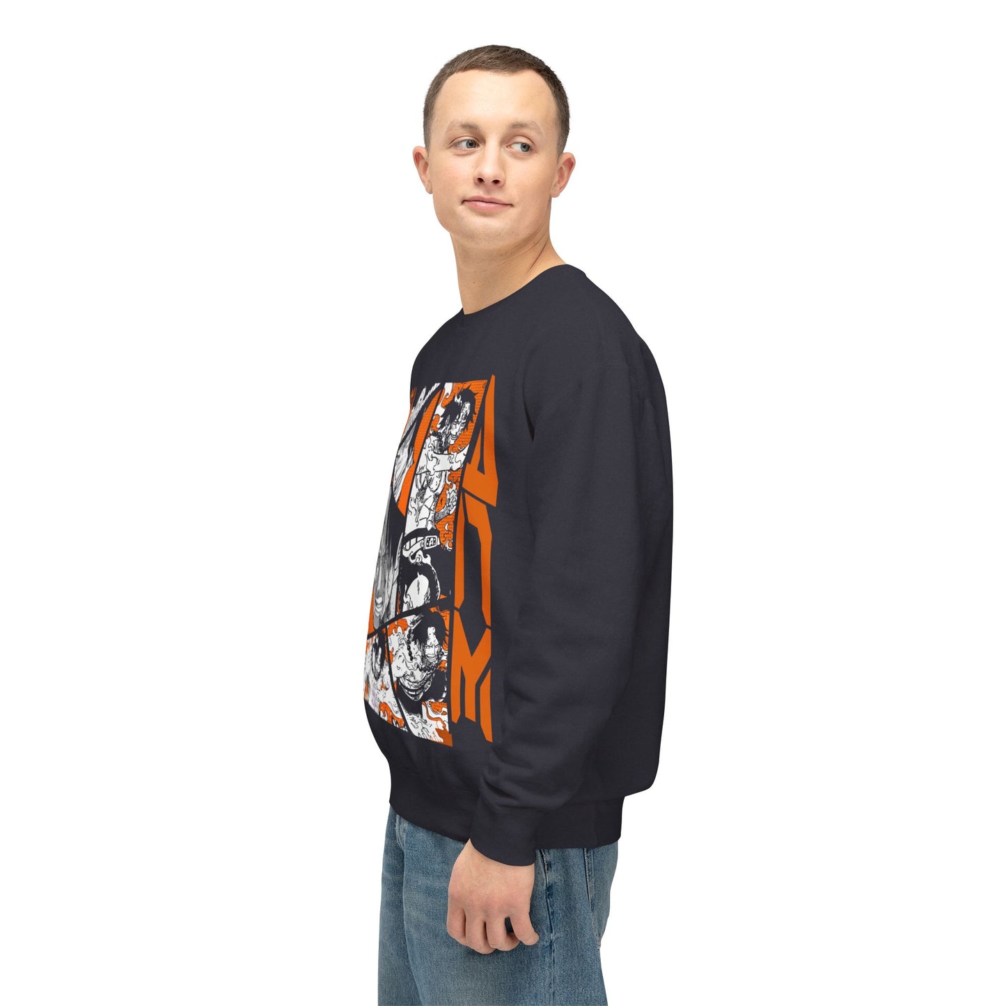 Portgas D. Ace Unisex Lightweight Crewneck Sweatshirt