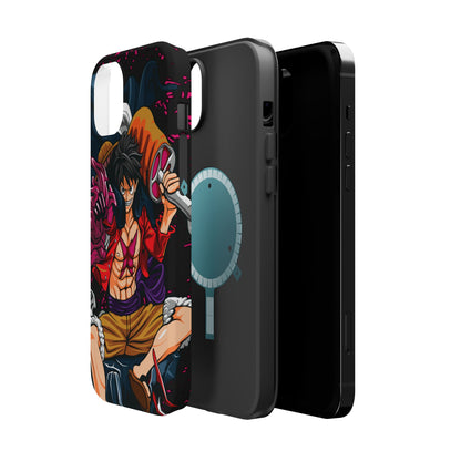 Monkey D. Luffy Magnetic Tough Case – Bold Straw Hat Captain Design