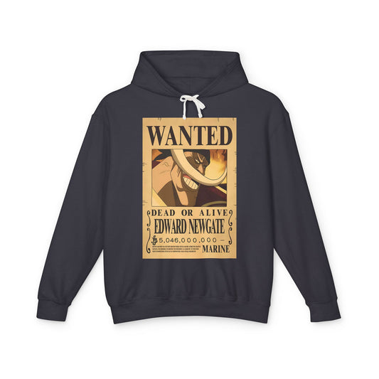 Edward Newgate (Whitebeard) Wanted Poster Hoodie – One Piece