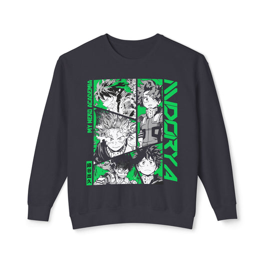 Izuku Midoriya Crewneck Sweatshirt - My Hero Academia Heroic Design