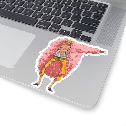 Doflamingo Premium Kiss-Cut Vinyl Sticker - Durable & Stylish