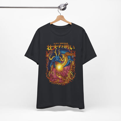 Kaido vs Momonosuke Dragon Clash Tee – One Piece Wano Arc Battle