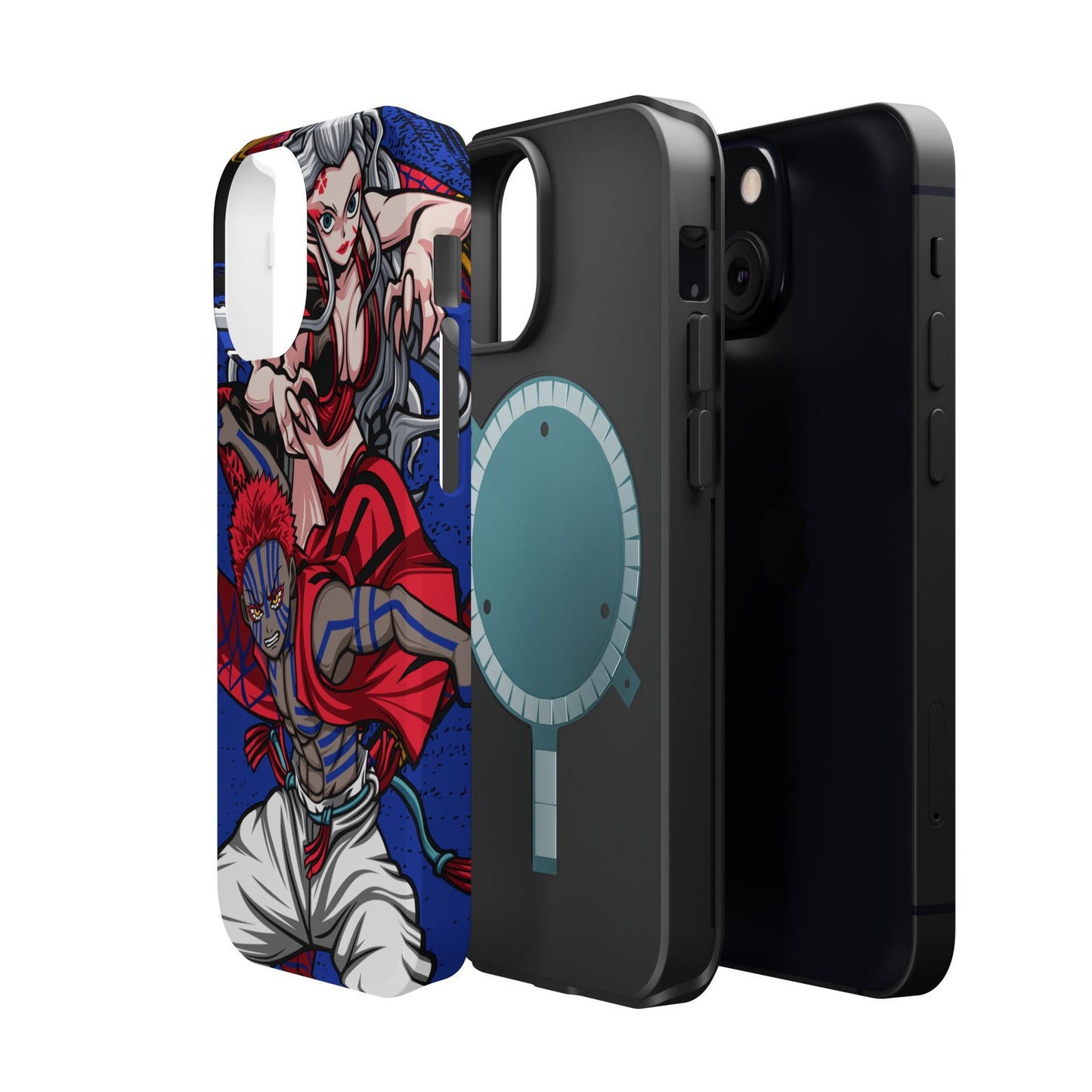 Akaza & Daki Tough Magnetic Case – Durable Anime-Inspired Design