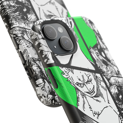 Zoro Magnetic Tough iPhone Case – Embrace the Spirit of the Swordsman