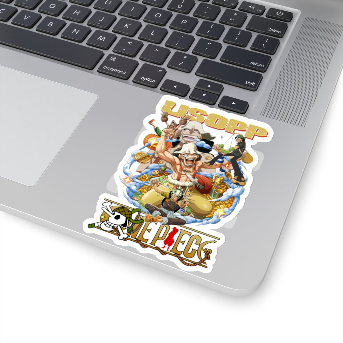 Usopp’s Legendary Collage Sticker – The Sniper King’s Greatest Hits!