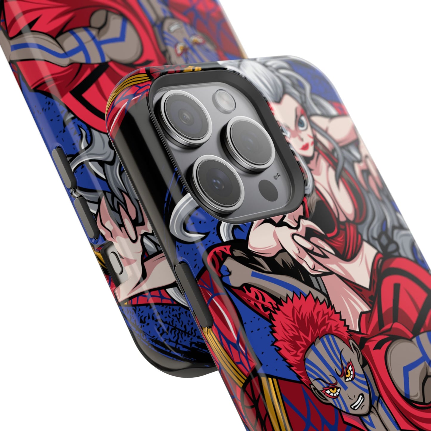 Akaza & Daki Tough Magnetic Case – Durable Anime-Inspired Design