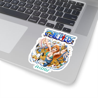 Treasure-Seeking Nami Sticker – Embody the Charm of the Cat Burglar