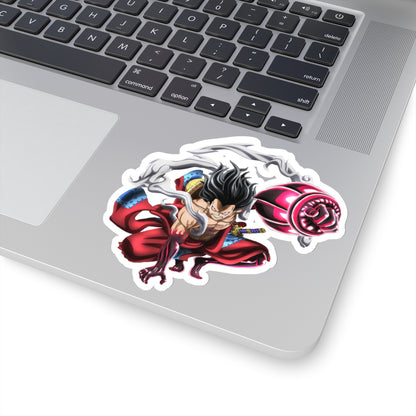 Gear 4 Luffy Kiss-Cut Sticker – Boundman's Dynamic Power