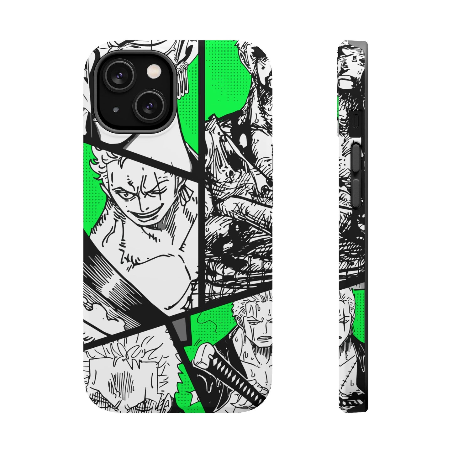 Zoro Magnetic Tough iPhone Case – Embrace the Spirit of the Swordsman