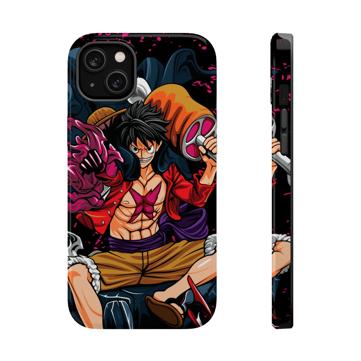 Monkey D. Luffy Magnetic Tough Case – Bold Straw Hat Captain Design