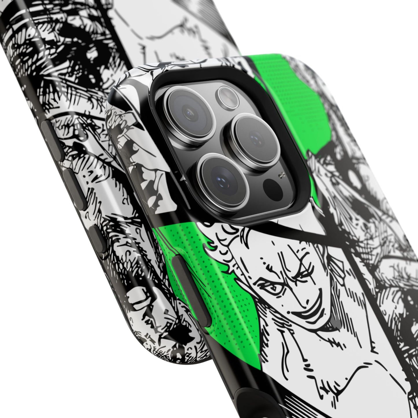 Zoro Magnetic Tough iPhone Case – Embrace the Spirit of the Swordsman