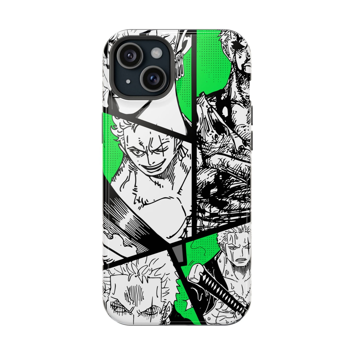 Zoro Magnetic Tough iPhone Case – Embrace the Spirit of the Swordsman