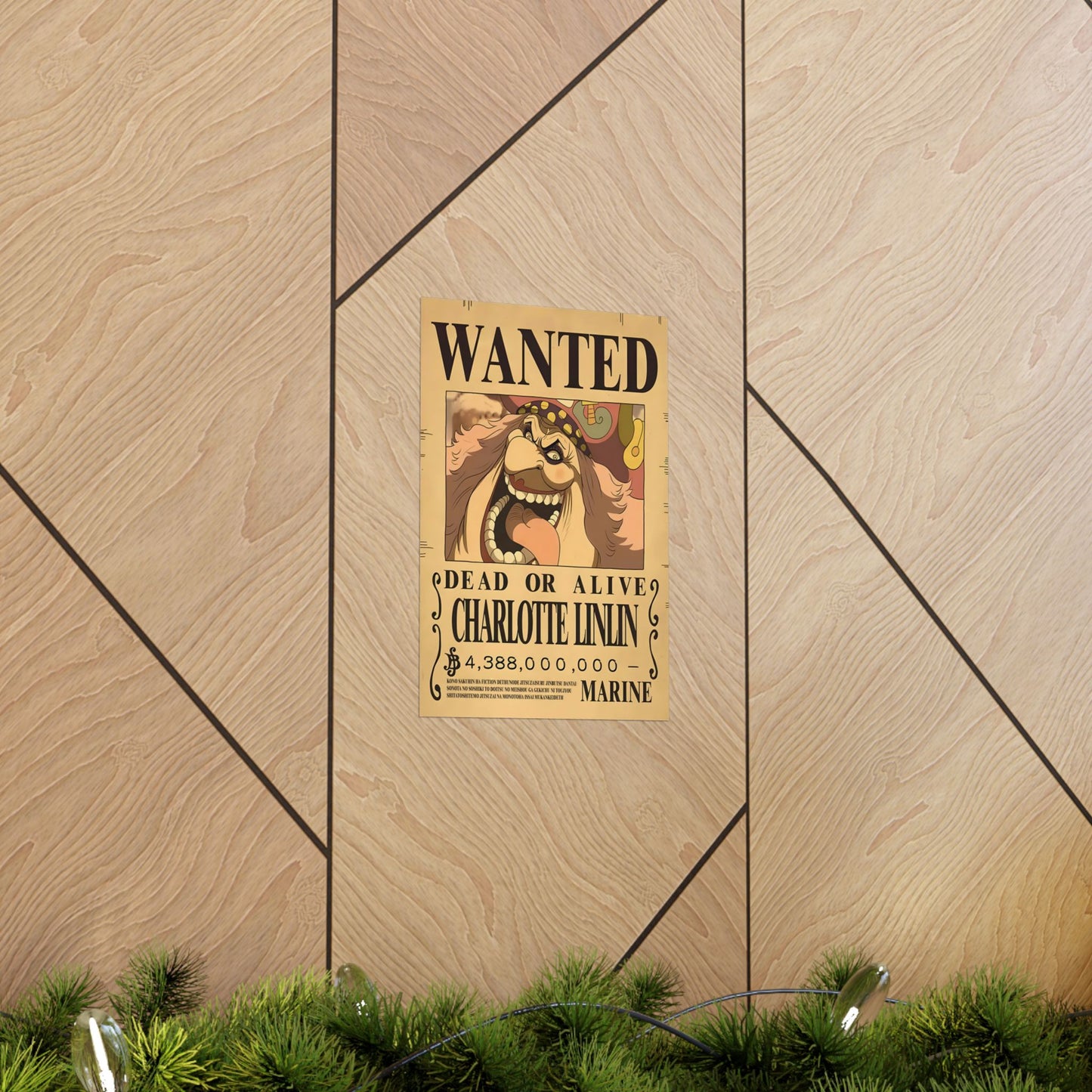 One Piece Big Mom Wanted Poster - Premium Matte Art Print