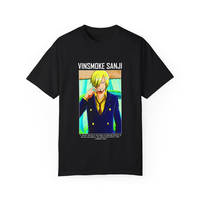 Vinsmoke Sanji Garment-Dyed T-Shirt – One Piece Chef of the Straw Hat Pirates