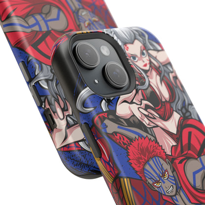 Akaza & Daki Tough Magnetic Case – Durable Anime-Inspired Design