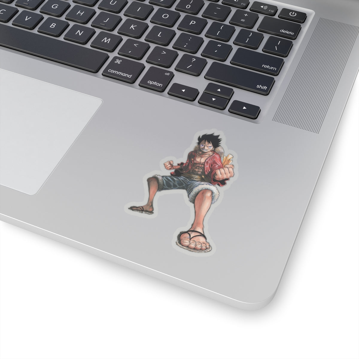 Luffy's Determined Stance Vinyl Sticker – Perfect for One Piece Fans