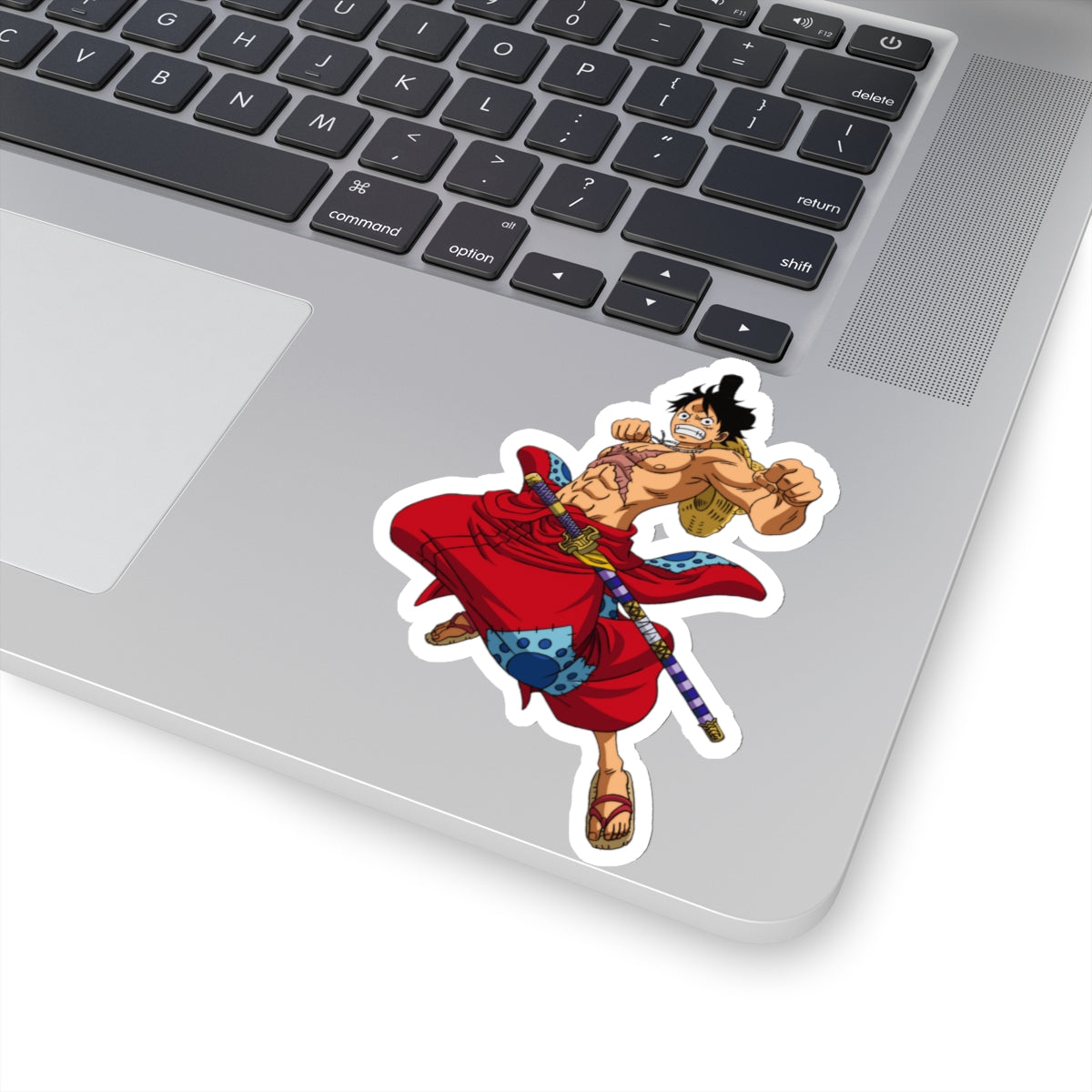 Monkey D. Luffy Wano Style Kiss-Cut Sticker – Samurai Determination