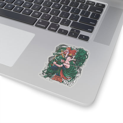 Roronoa Zoro and Nami One Piece Kiss-Cut Sticker – Dragon Warrior Duo