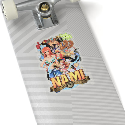 Nami & Straw Hat Crew One Piece Sticker