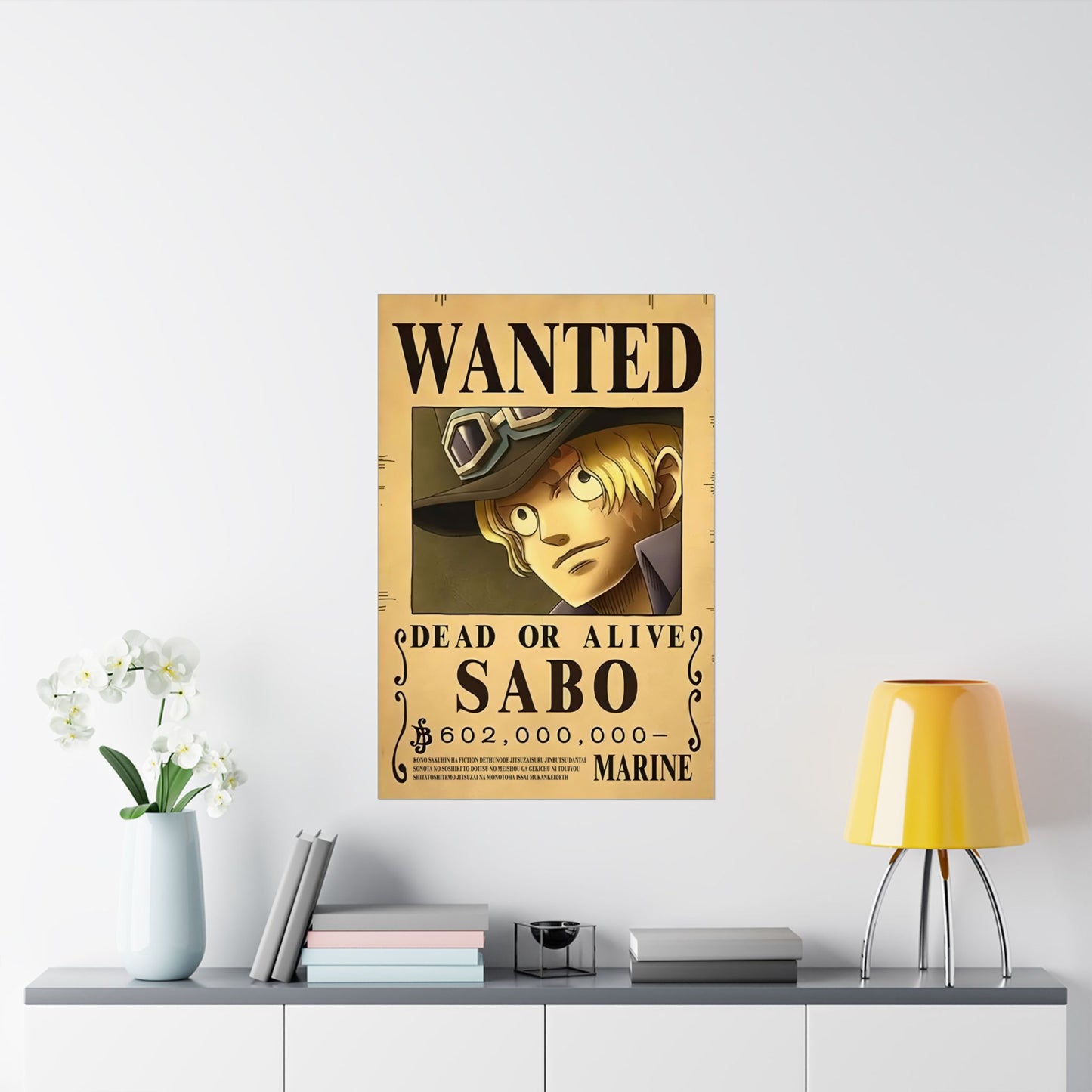 One Piece Sabo Wanted Poster - Premium Matte Art Print