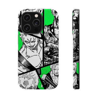 Zoro Magnetic Tough iPhone Case – Embrace the Spirit of the Swordsman