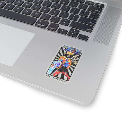 Soul King Brook Kiss-Cut Sticker – The Music Icon of One Piece