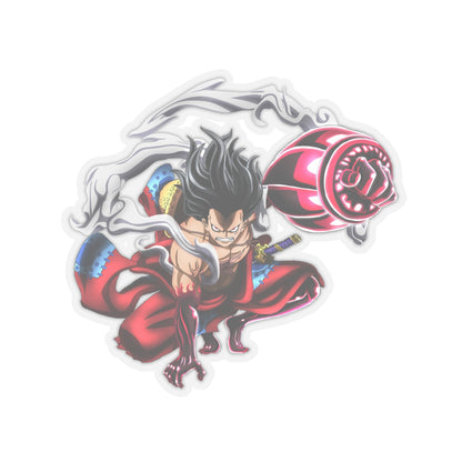 Gear 4 Luffy Kiss-Cut Sticker – Boundman's Dynamic Power