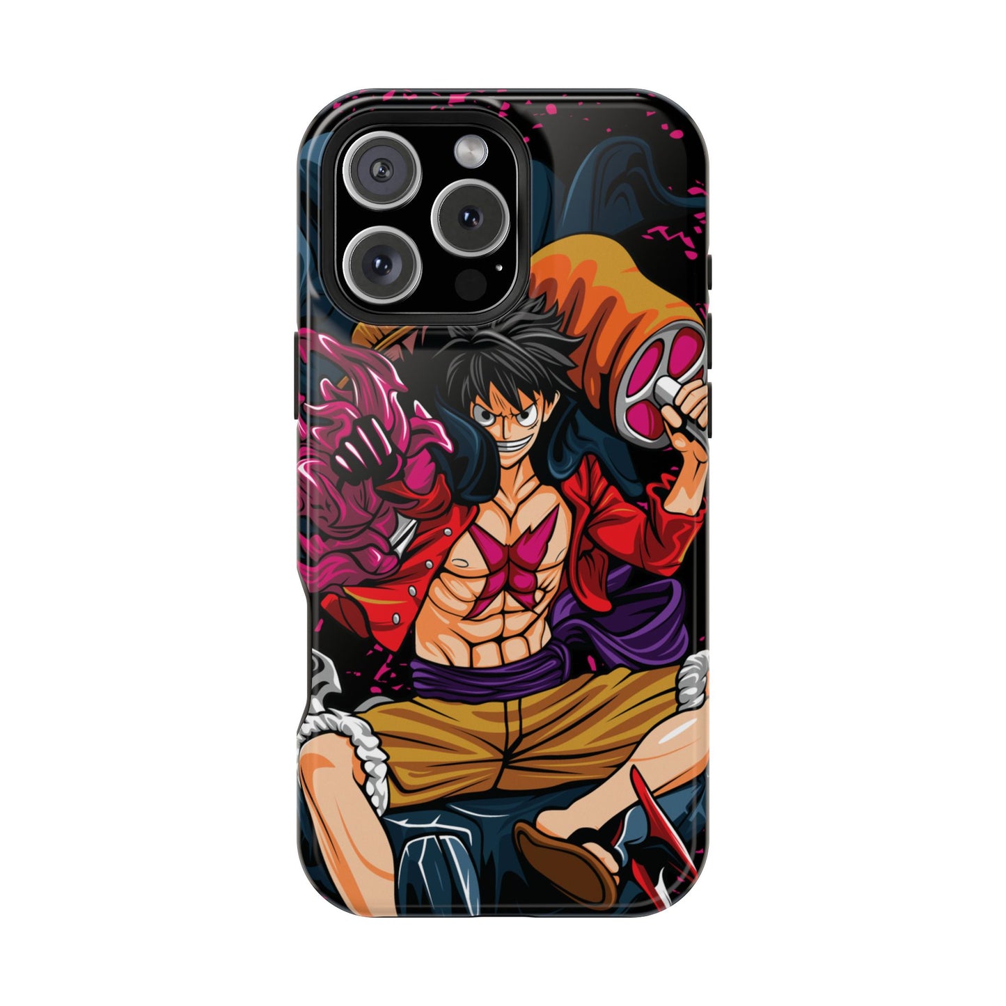 Monkey D. Luffy Magnetic Tough Case – Bold Straw Hat Captain Design