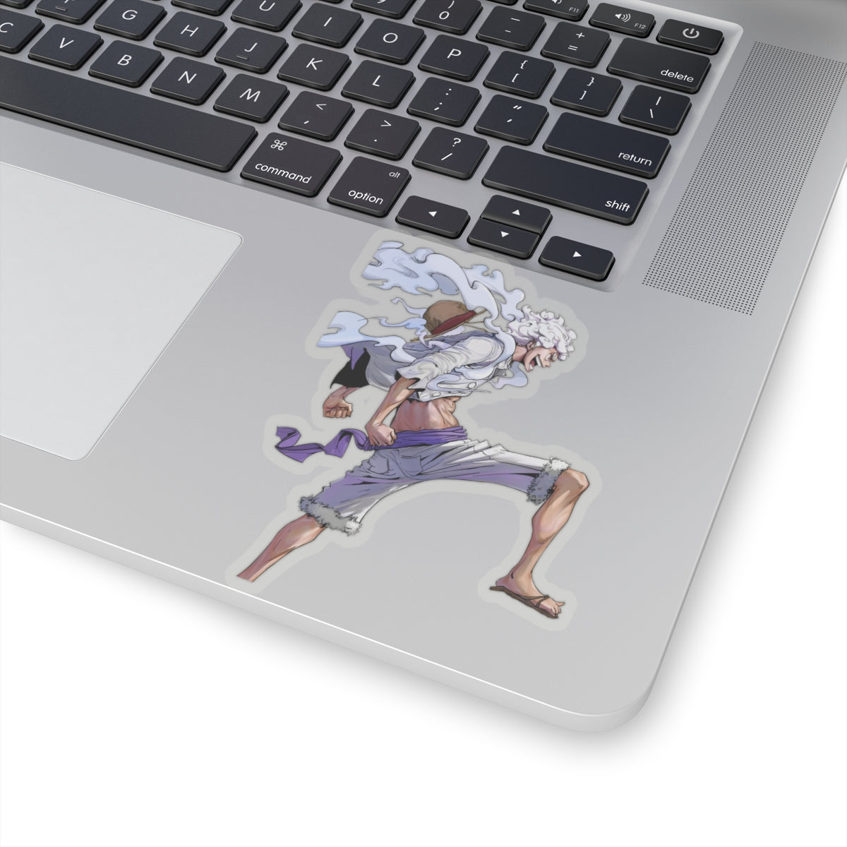 Gear 5 Luffy Kick Pose Kiss-Cut Sticker – Embody the Spirit of Freedom