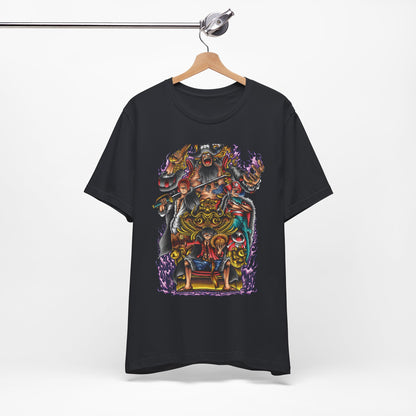 One Piece Yonko Throne Tee – Luffy’s Pirate King Legacy T-Shirt