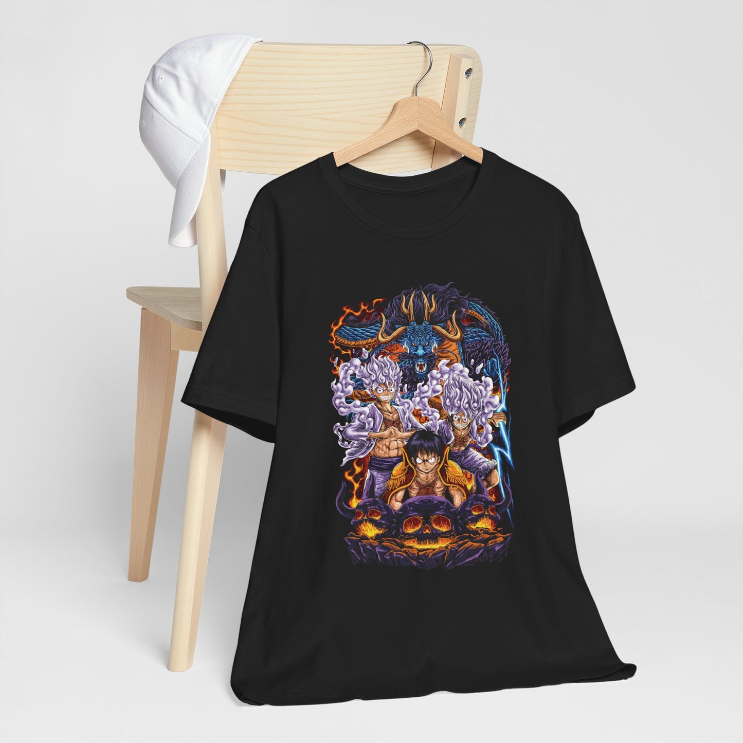 One Piece Wano Showdown Tee – Luffy vs Kaido Epic Battle T-Shirt