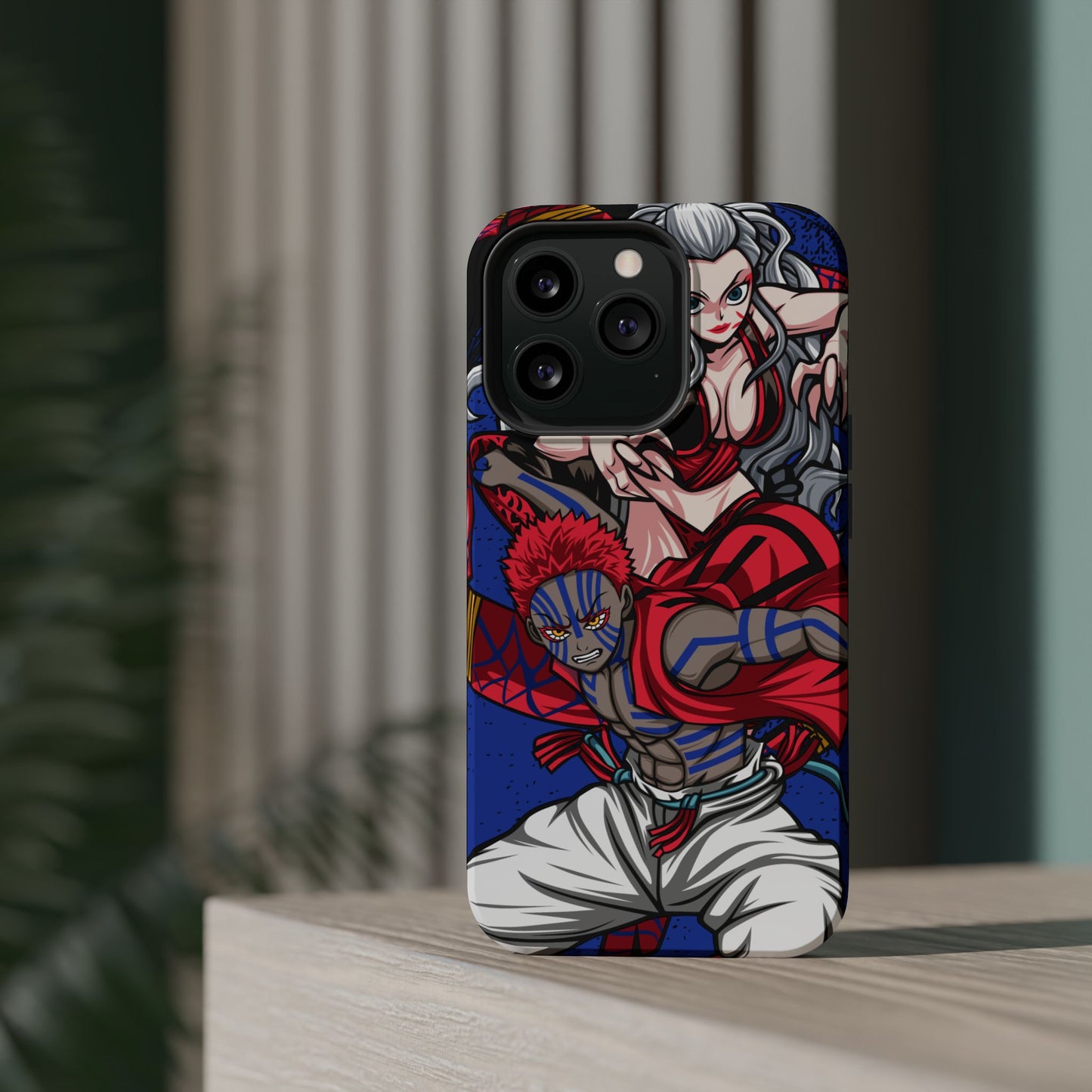 Akaza & Daki Tough Magnetic Case – Durable Anime-Inspired Design