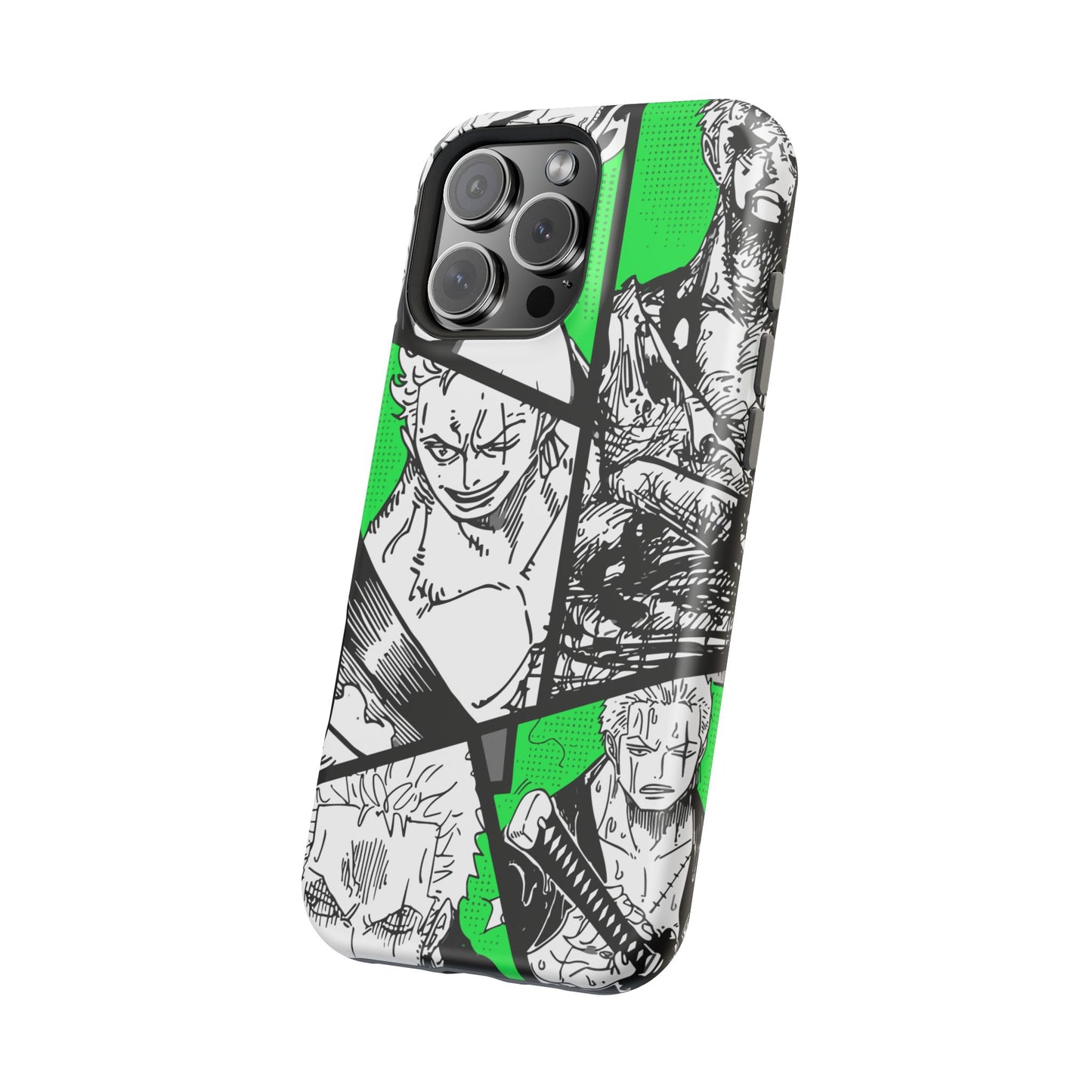 Zoro Magnetic Tough iPhone Case – Embrace the Spirit of the Swordsman