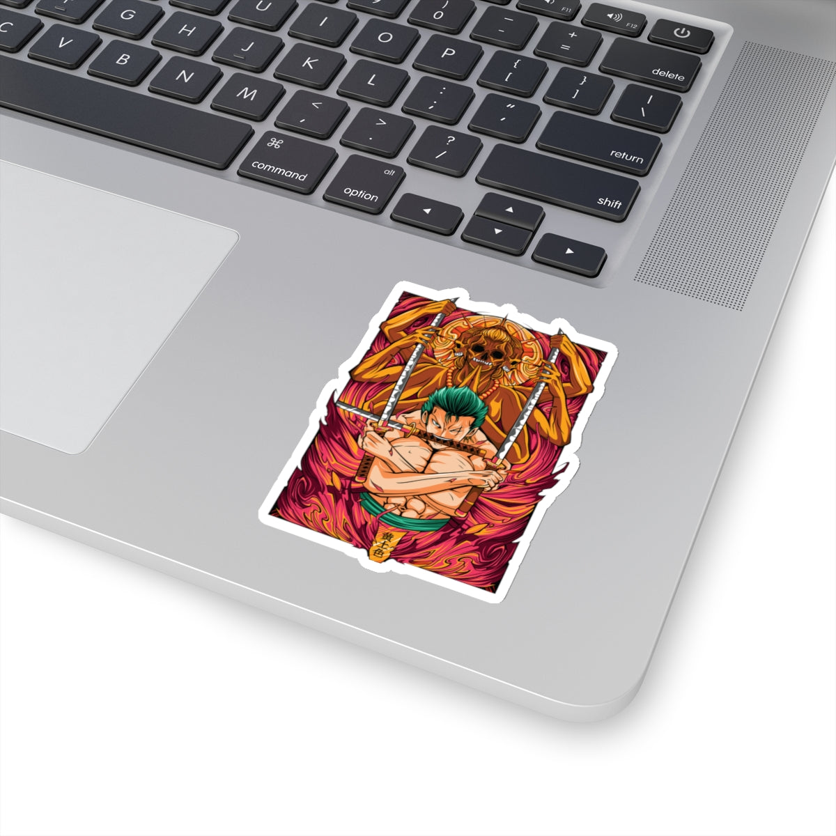 Roronoa Zoro Asura One Piece Kiss-Cut Sticker – Unleashing Three-Sword Style Fury