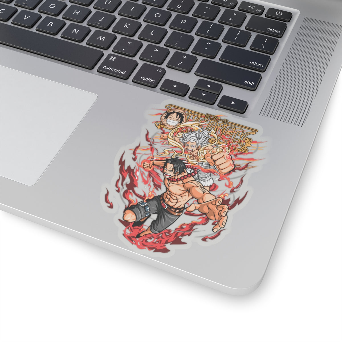 Ace and Luffy One Piece Kiss-Cut Sticker - Fire Fist Action