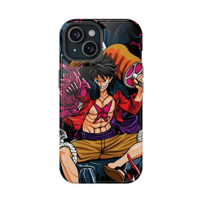 Monkey D. Luffy Magnetic Tough Case – Bold Straw Hat Captain Design