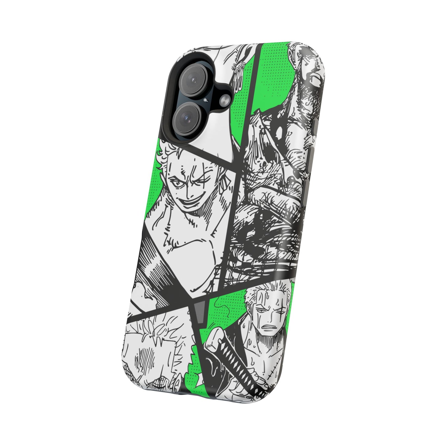 Zoro Magnetic Tough iPhone Case – Embrace the Spirit of the Swordsman