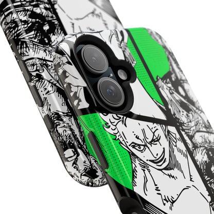 Zoro Magnetic Tough iPhone Case – Embrace the Spirit of the Swordsman