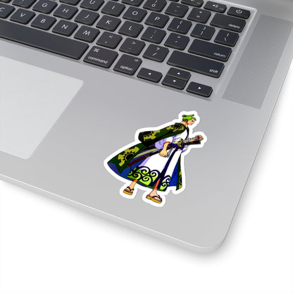 Roronoa Zoro Wano Arc Samurai Kiss-Cut Sticker