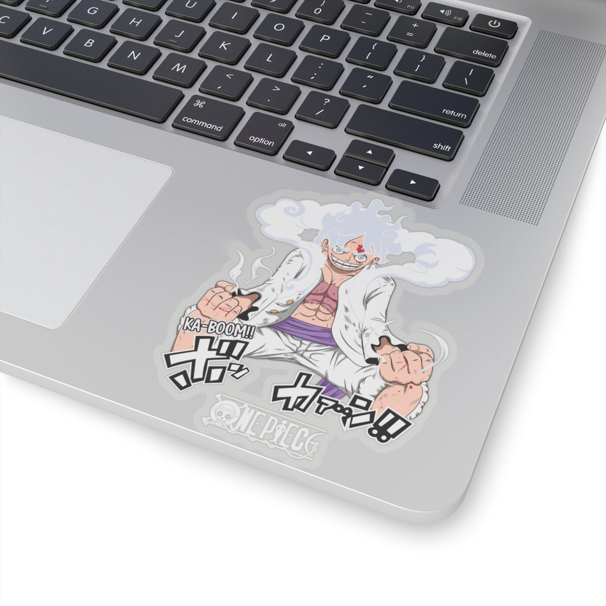 Luffy Gear 5 Ka-Boom Kiss-Cut Sticker – Epic One Piece Moment