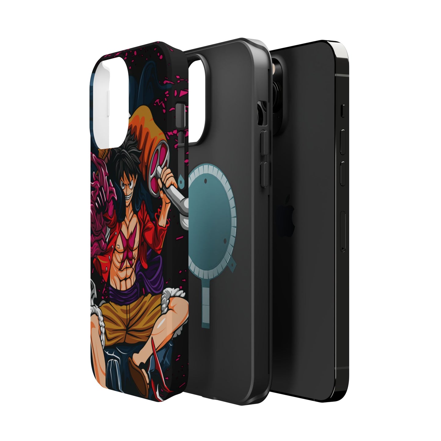 Monkey D. Luffy Magnetic Tough Case – Bold Straw Hat Captain Design