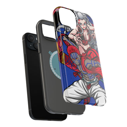 Akaza & Daki Tough Magnetic Case – Durable Anime-Inspired Design