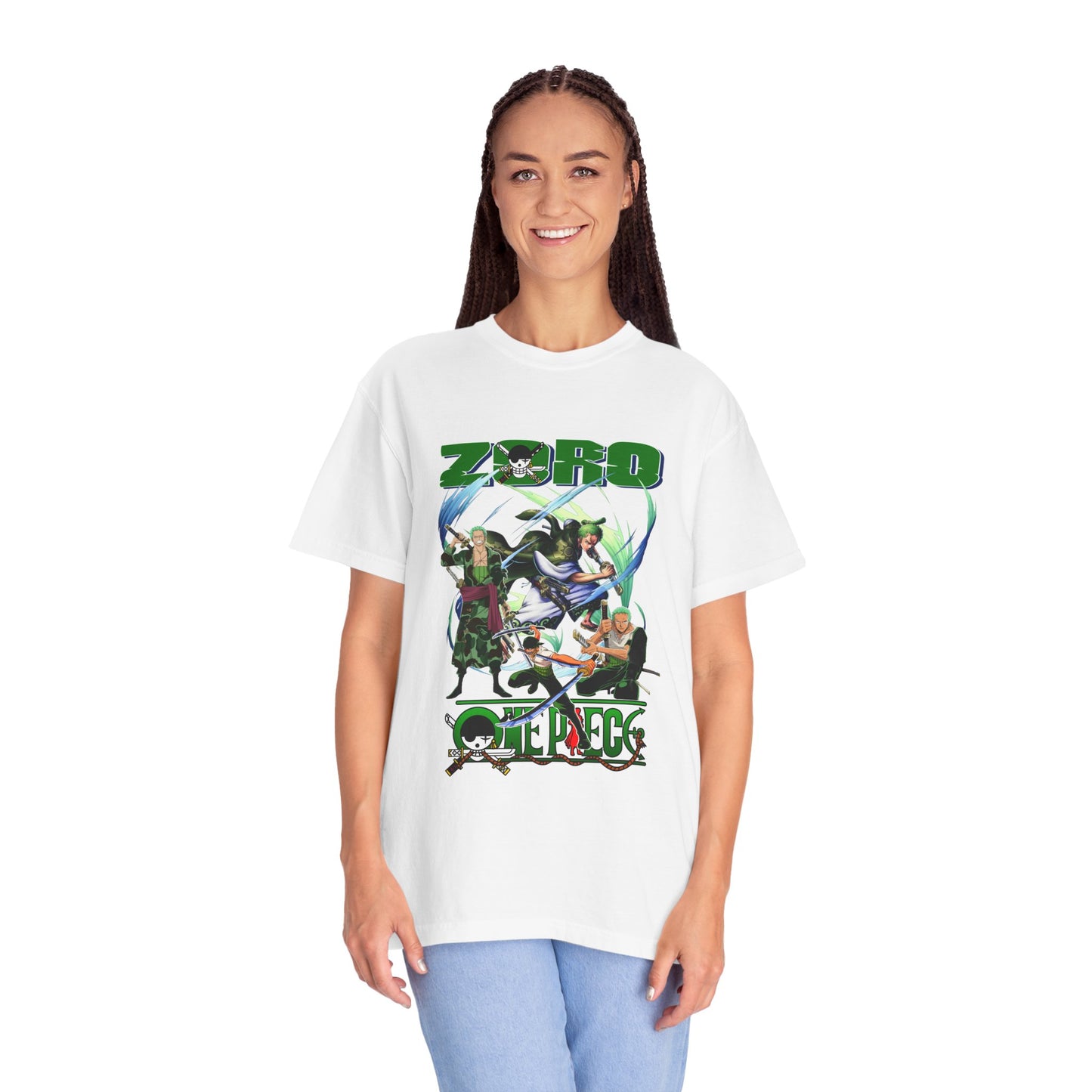 Garment-Dyed Zoro T-Shirt – One Piece Swordsman of the Straw Hats