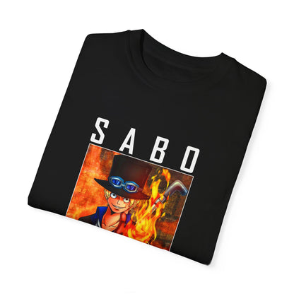 Sabo Garment-Dyed Unisex T-Shirt – Revolutionary Flame