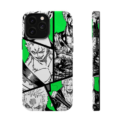 Zoro Magnetic Tough iPhone Case – Embrace the Spirit of the Swordsman