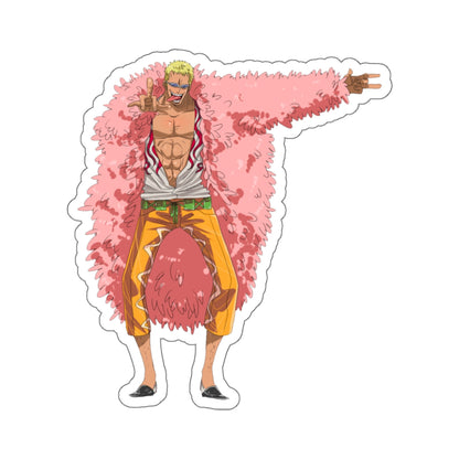 Doflamingo Premium Kiss-Cut Vinyl Sticker - Durable & Stylish