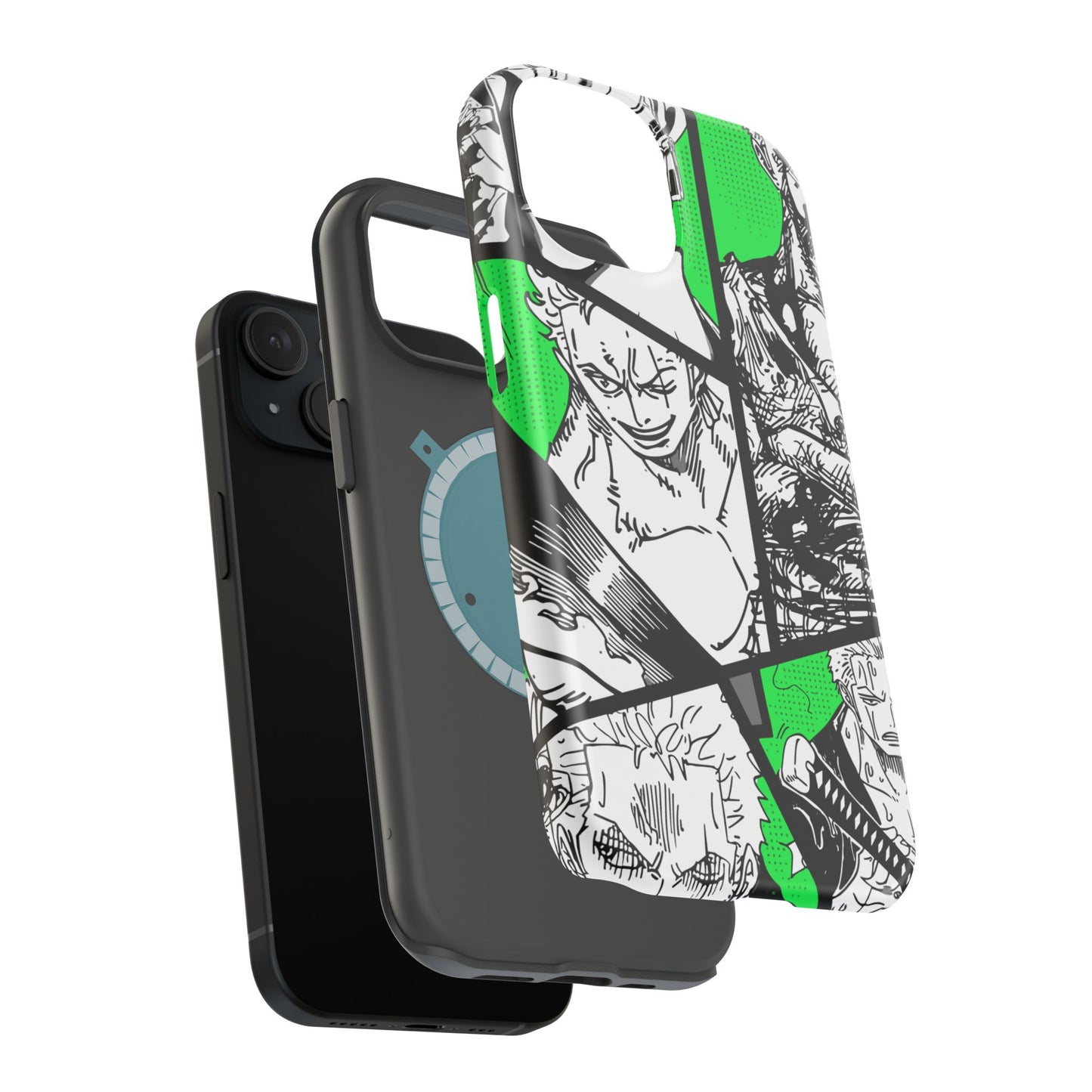 Zoro Magnetic Tough iPhone Case – Embrace the Spirit of the Swordsman