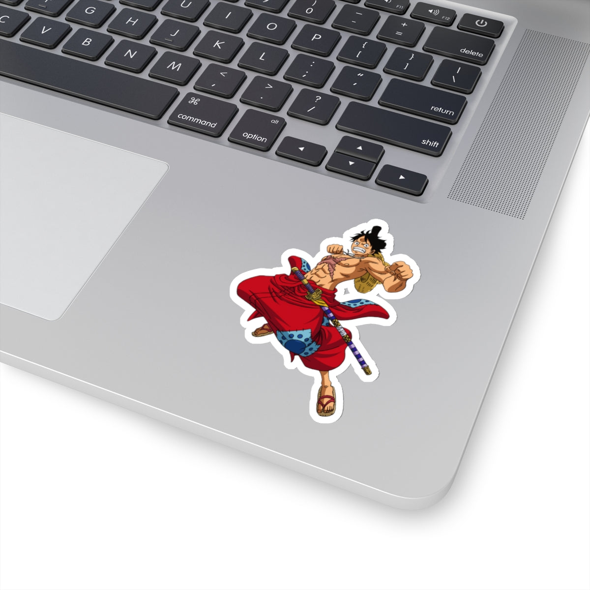 Monkey D. Luffy Wano Style Kiss-Cut Sticker – Samurai Determination