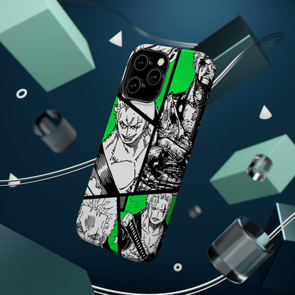 Zoro Magnetic Tough iPhone Case – Embrace the Spirit of the Swordsman